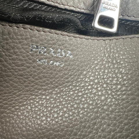 Prada Vitello Daino Zip Top satchel