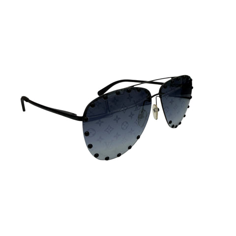 Louis Vuitton Metal Monogram The Party Aviator Gradient Sunglasses