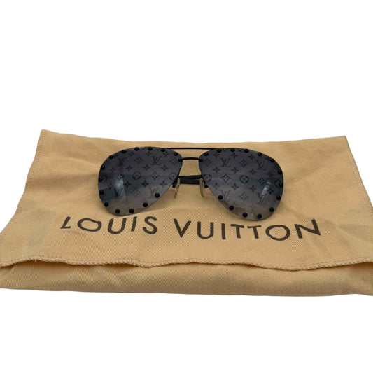 Louis Vuitton Metal Monogram The Party Aviator Gradient Sunglasses