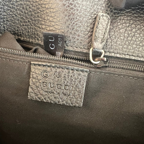 Gucci Green/Black GG Canvas Tote