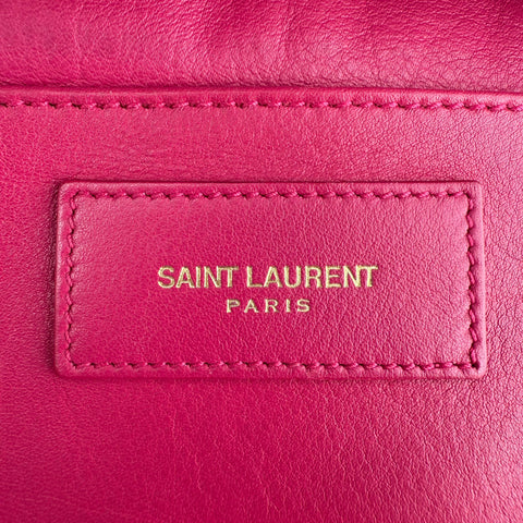 Saint Laurent Petit Cabas Y-line Shoulder Bag Pink