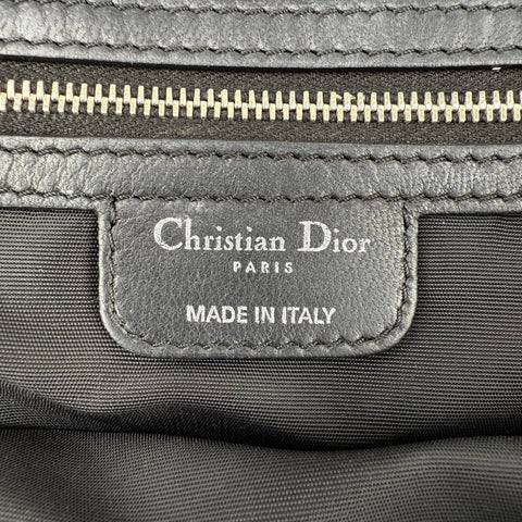 Dior Black Cannage Quilted Lambskin Large New Lock Flap Shoulder Bag