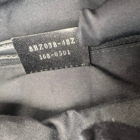 Fendi Black Nylon and Leather Monster Eyes Mini Backpack Bag