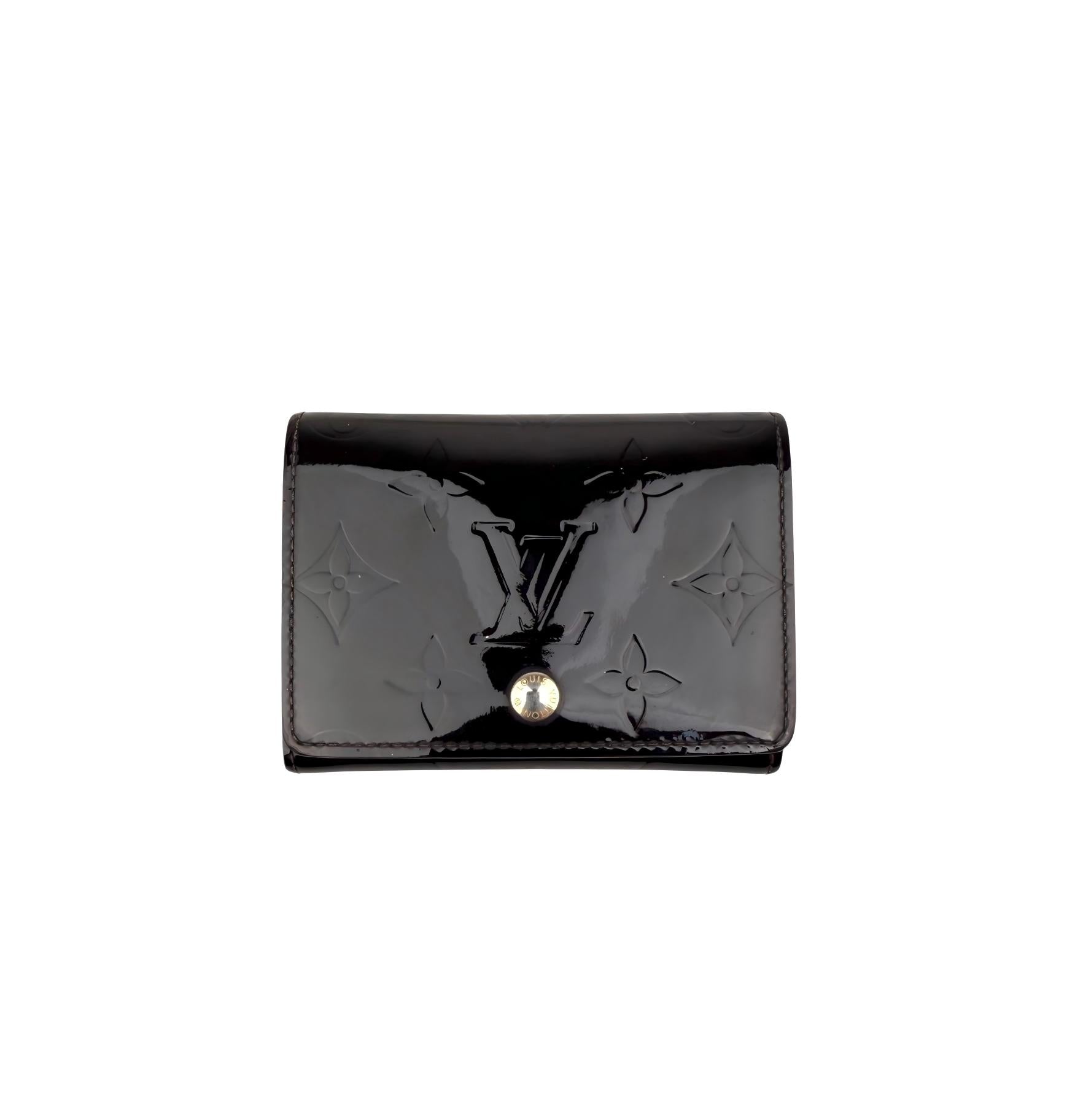 Louis Vuitton Amarante Monogram Vernis Card Holder