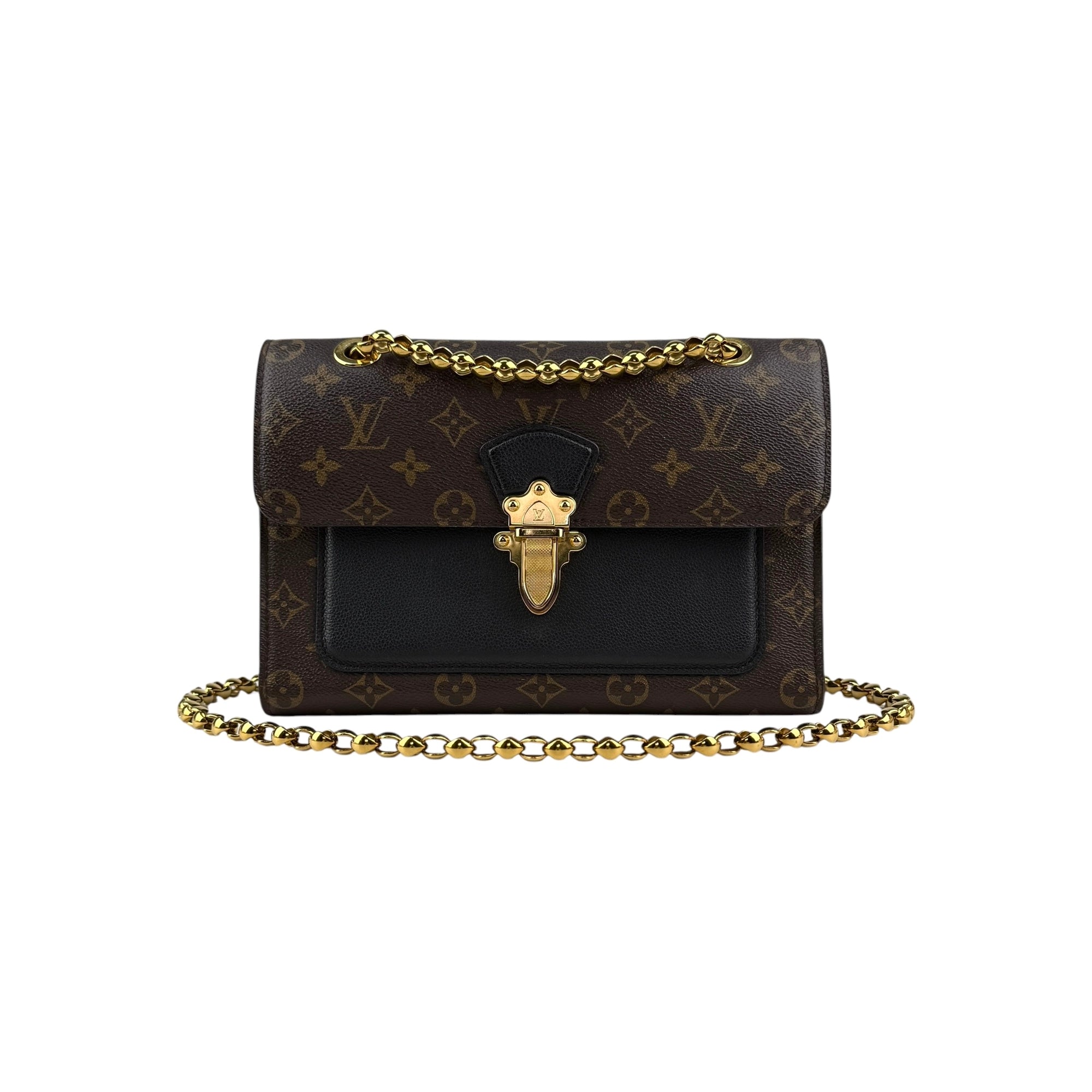 Louis Vuitton Monogram Canvas Black Victoire Bag