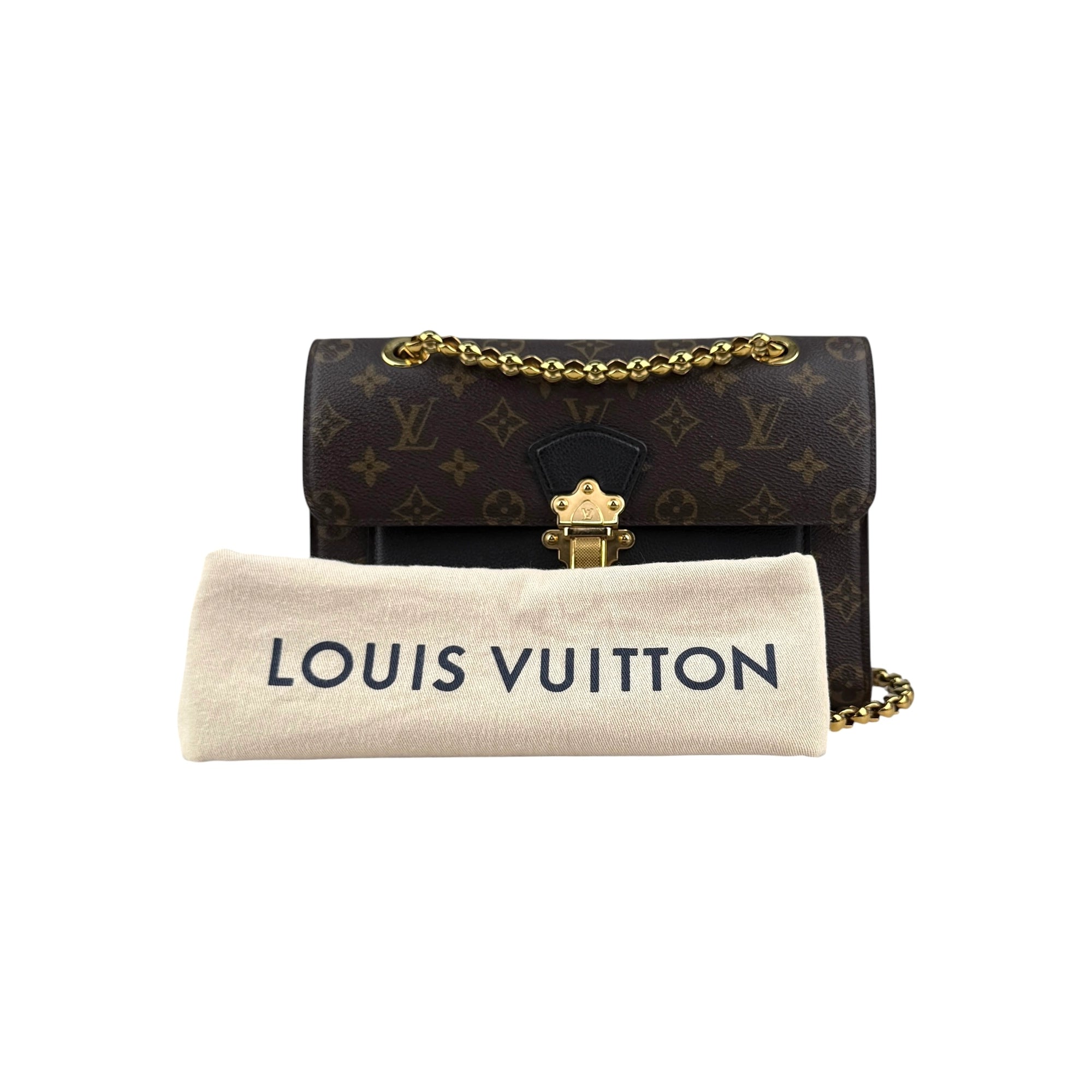 Louis Vuitton Monogram Canvas Black Victoire Bag