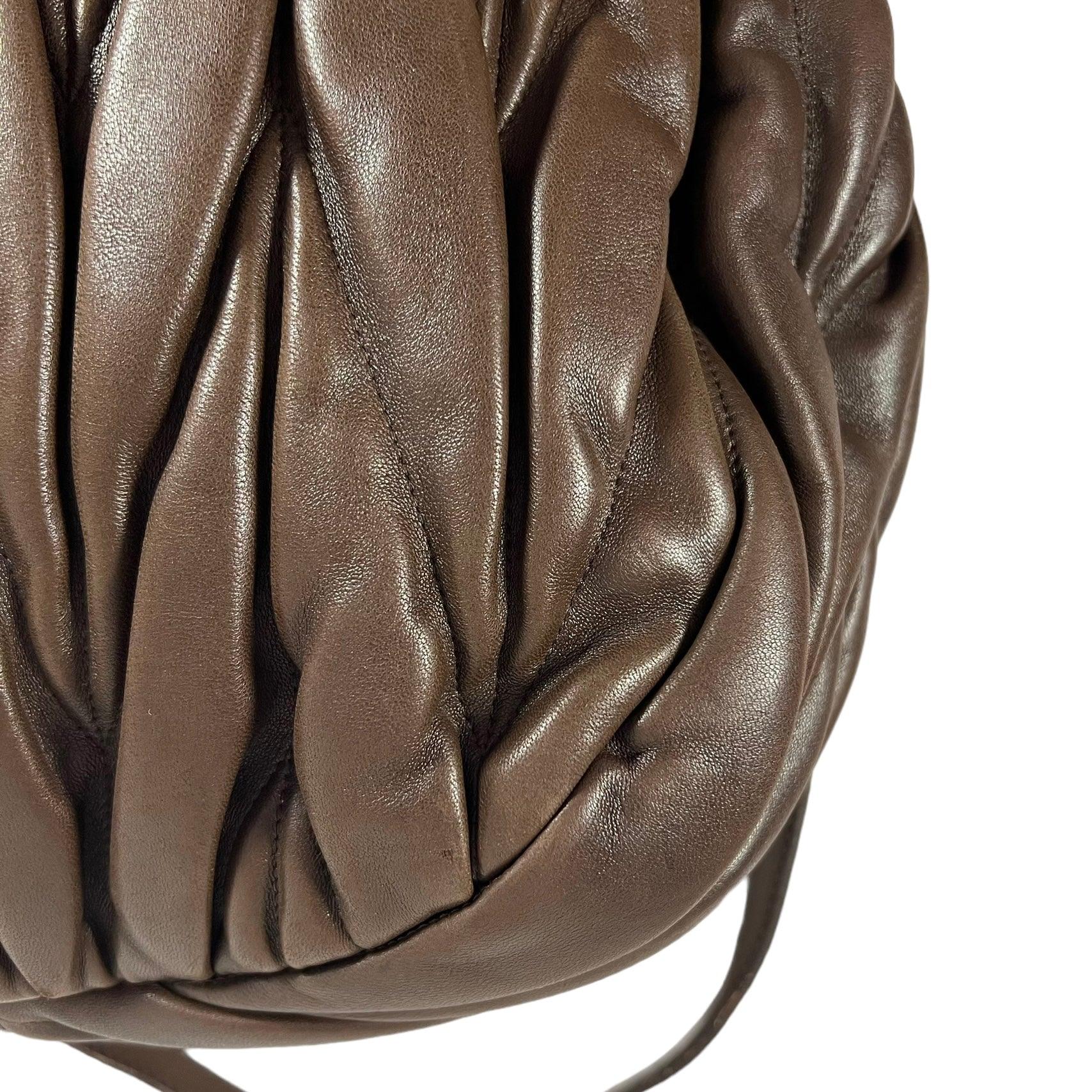 Miu Miu Matelassé Leather Handbag - Loop Vintage