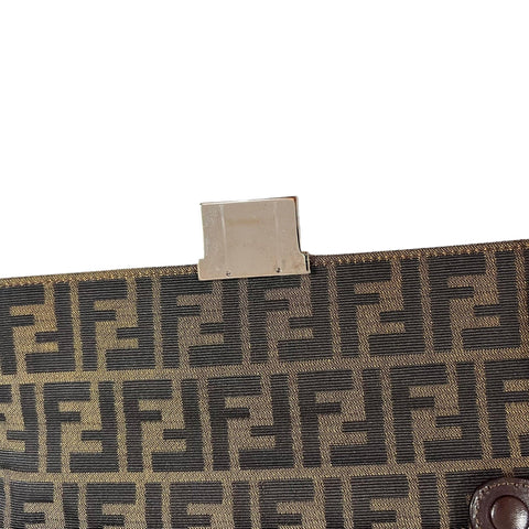 Fendi FLAT BAGUETTE CLOTH HANDBAG - Loop Vintage