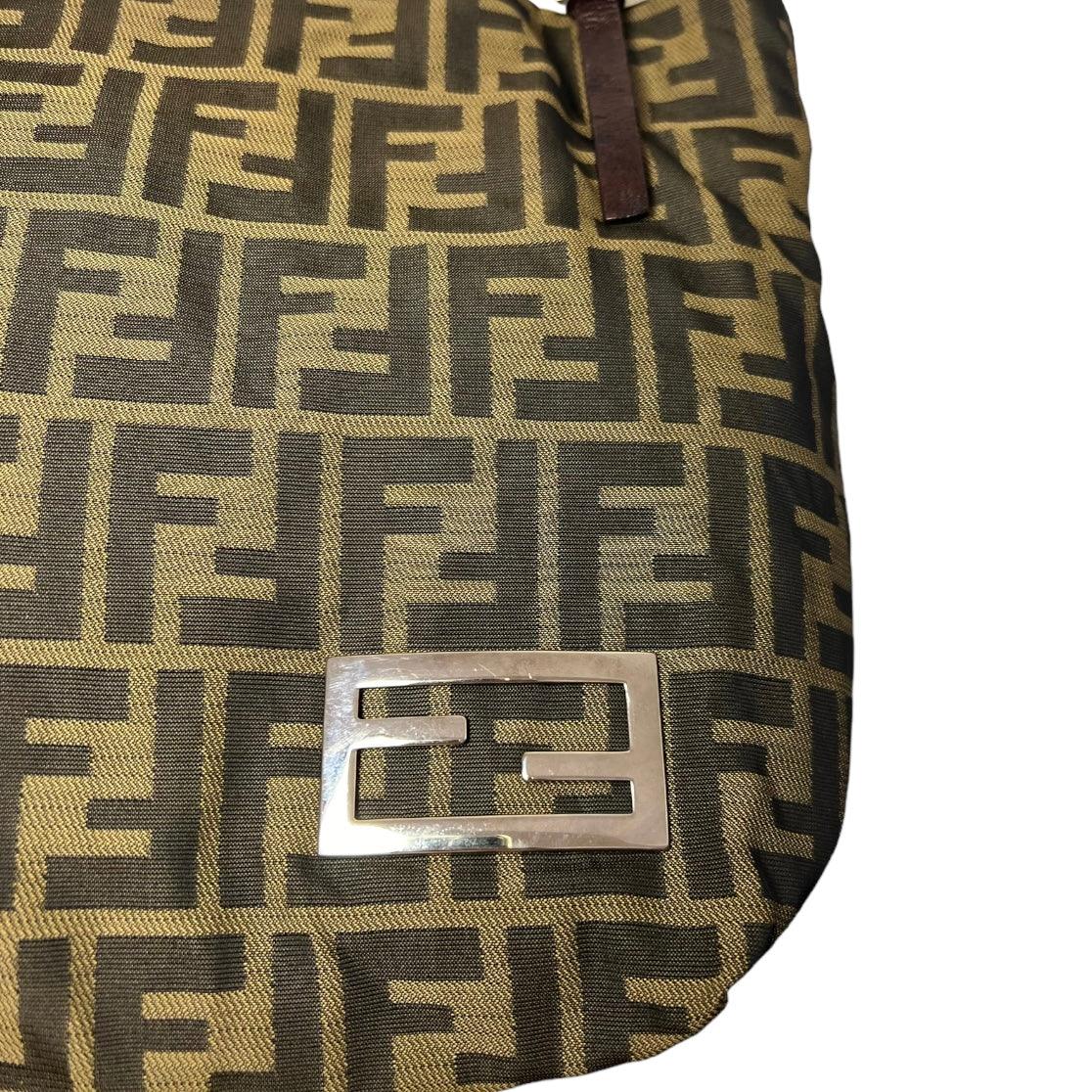 Fendi Logo Shopper Tote Cloth Tote - Loop Vintage
