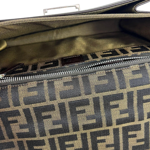 Fendi FLAT BAGUETTE CLOTH HANDBAG - Loop Vintage