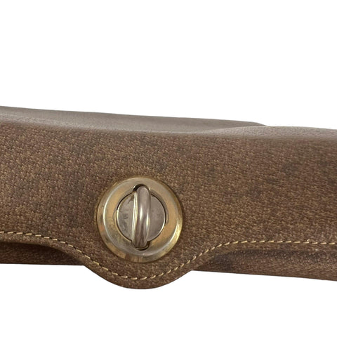 Gucci Old Gucci Hand bag Pigskin Leather Brown Leather handbag