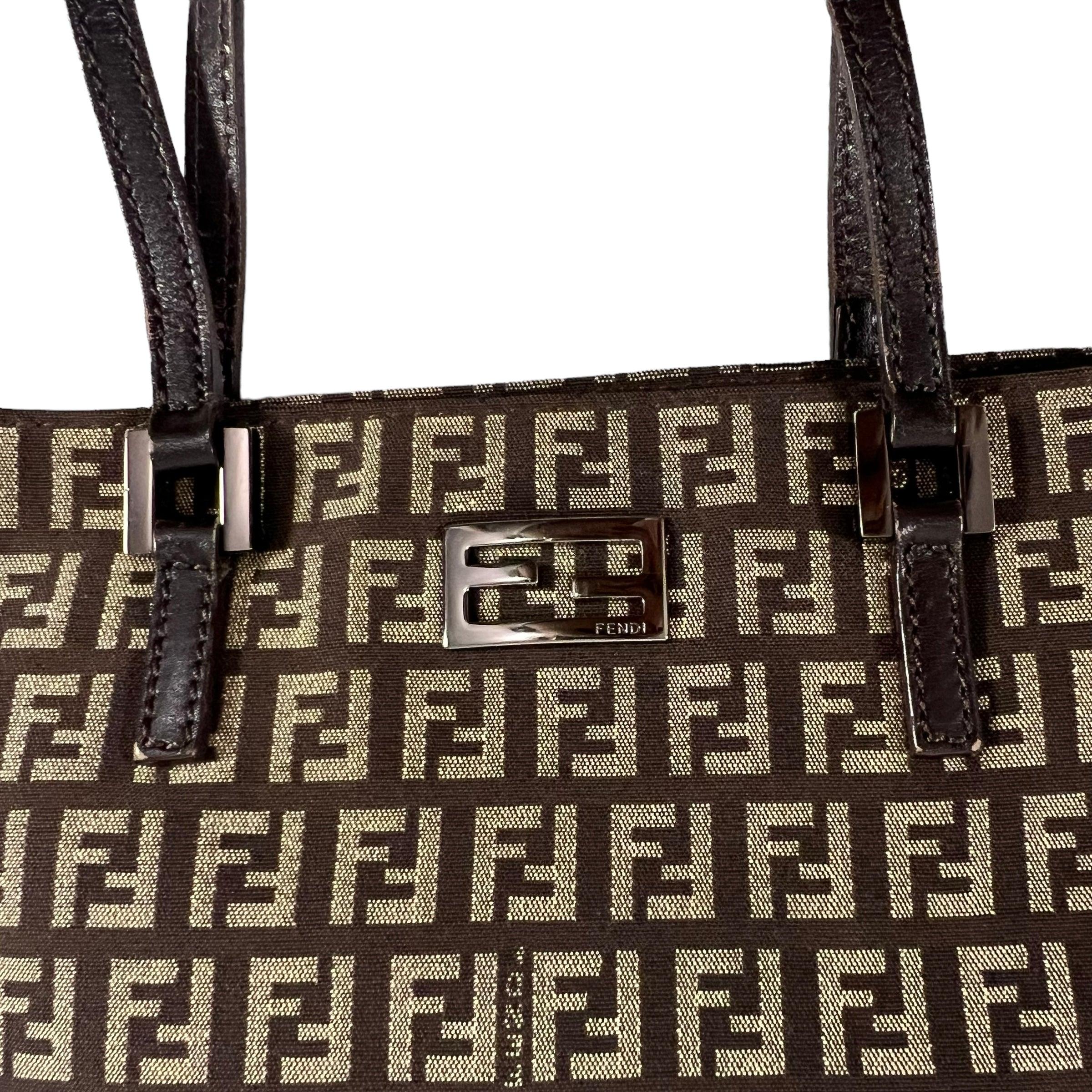 Fendi  Roll Bag Cloth Tote - Loop Vintage