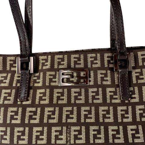 Fendi  Roll Bag Cloth Tote - Loop Vintage