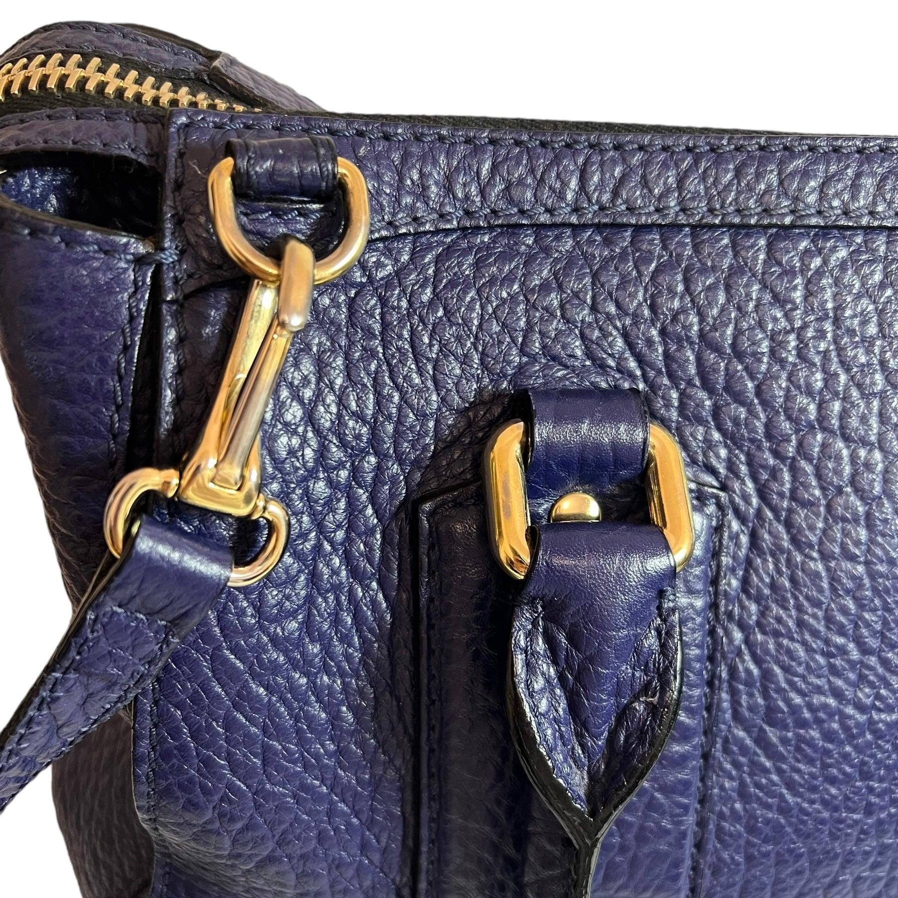 Burberry The Barrel Leather Tote Heritage Grain Gladstone Leather Bag - Loop Vintage
