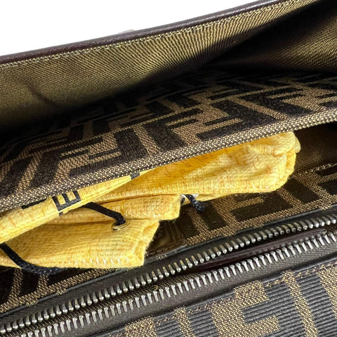 Fendi FLAT BAGUETTE CLOTH HANDBAG - Loop Vintage