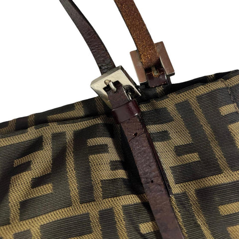 Fendi Logo Shopper Tote Cloth Tote - Loop Vintage