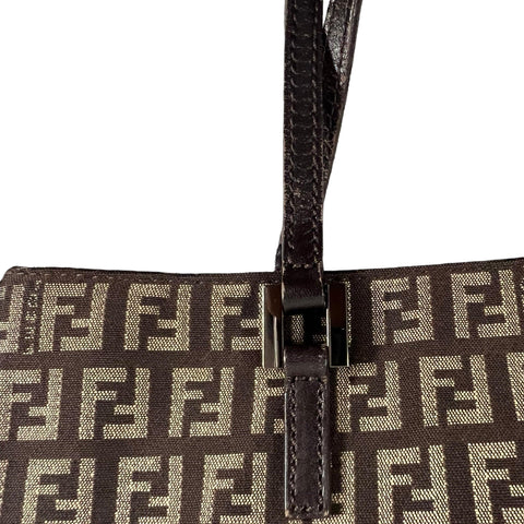 Fendi  Roll Bag Cloth Tote - Loop Vintage