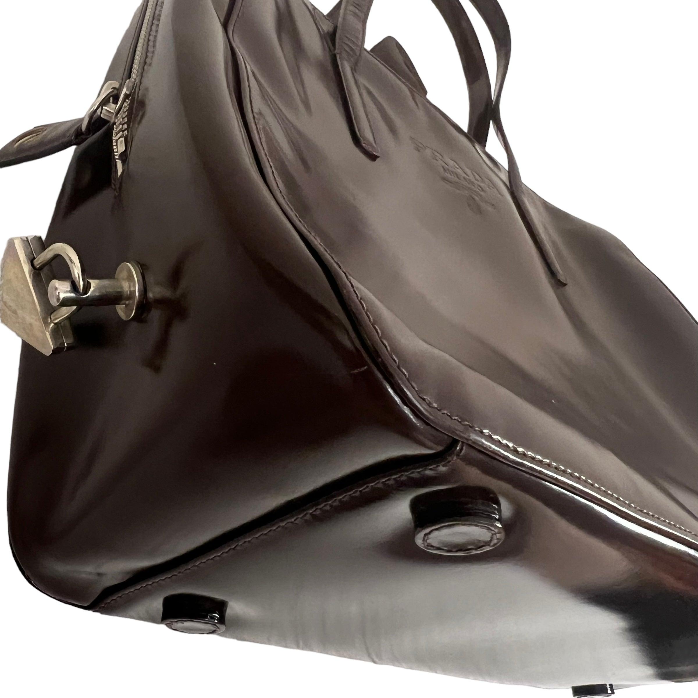 Prada Leather Patent Handbag - Loop Vintage