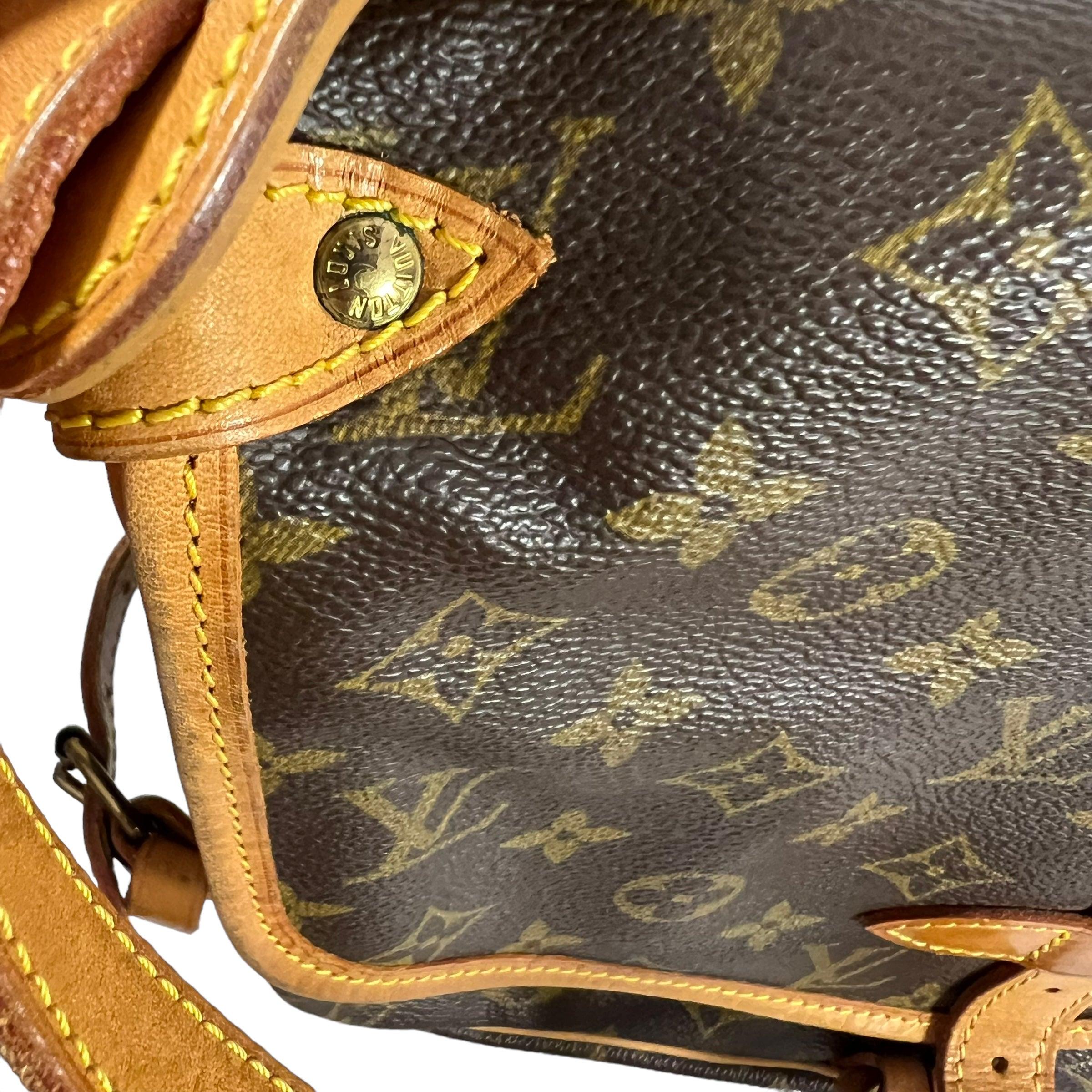 Louis Vuitton Saumur Leather Handbag - Loop Vintage