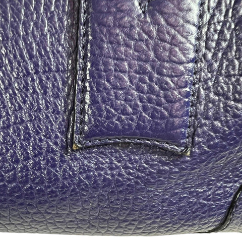 Burberry The Barrel Leather Tote Heritage Grain Gladstone Leather Bag - Loop Vintage