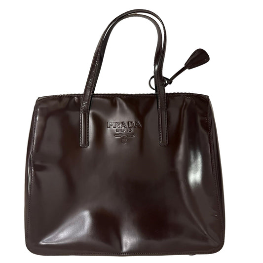 Prada Leather Patent Handbag - Loop Vintage