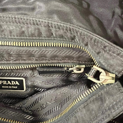 Prada Re-Nylon Cloth Handbag - Loop Vintage