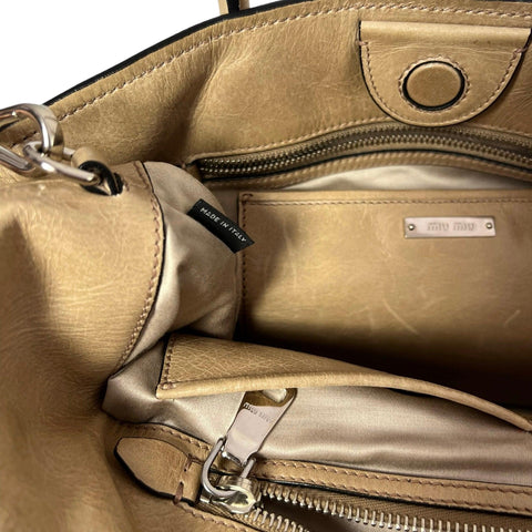 Miu Miu Leather Handbag - Loop Vintage