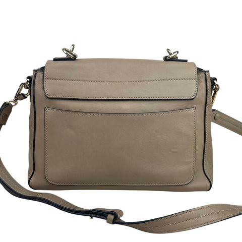 Chloé Faye model shoulder bag in grey leather Collector Square