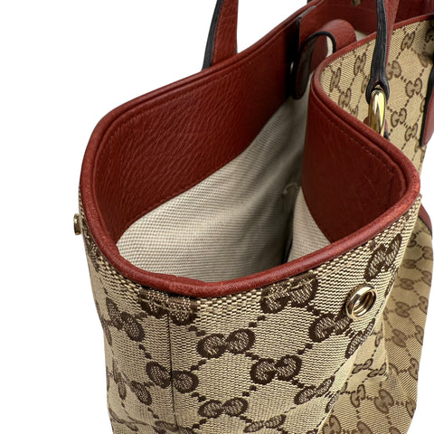 Gucci Medium GG Canvas Dressage Tote