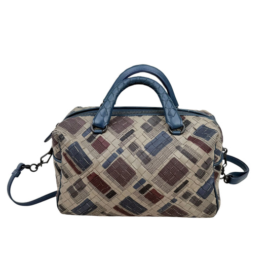 Bottega Veneta Nappa Intrecciato Mosaic Boston Mist Brique