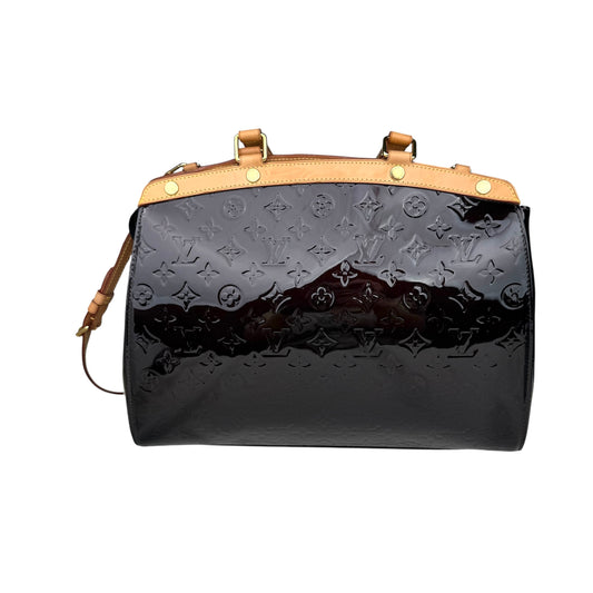 Louis Vuitton Monogram Vernis MM Handbag Dark red Purple