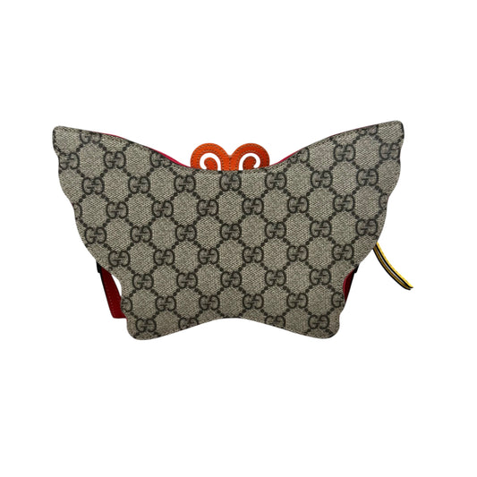 GUCCI Butterfly canvas cross-body bag