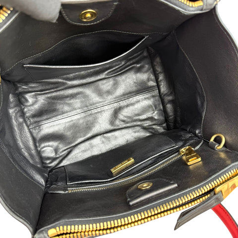 Miu Miu Biker Materasse Hand Bag Shoulder Bag Crossbody 2 way bag White/Red
