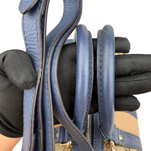 Gucci Small GG Canvas Web Joy Boston Bag satchel