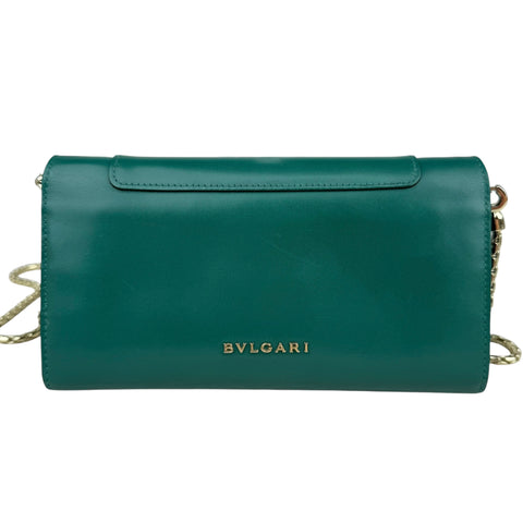 Bvlgari Green Serpenti Forever Chain Wallet