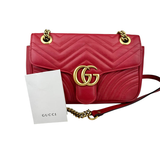 Gucci Marmont Red Shoulder Bag