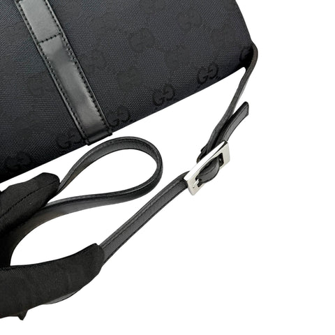 Gucci Jackie Flap in Black GG Canvas