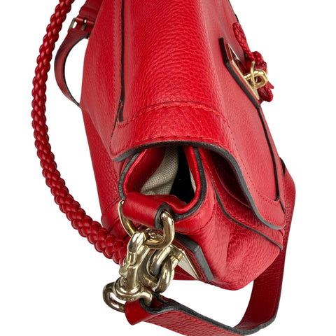 Gucci Leather Bella Shoulder Bag Red