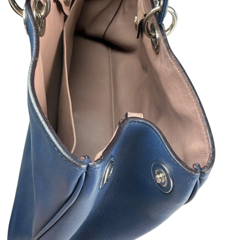 Dior Calfskin Diorissimo Medium Blue