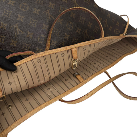 Louis Vuitton Neverfull Tote Bag Monogram Brown