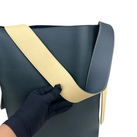 Celine Hobo in Blue Leather