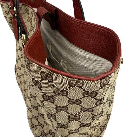 Gucci Medium GG Canvas Dressage Tote