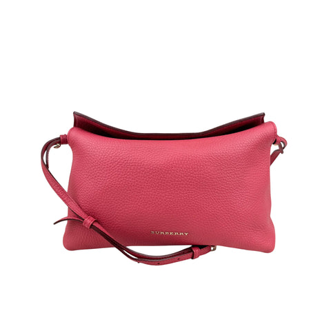 Burberry Leah Crossbody Bag Pebbled Leather Small