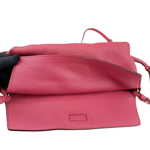 Burberry Leah Crossbody Bag Pebbled Leather Small