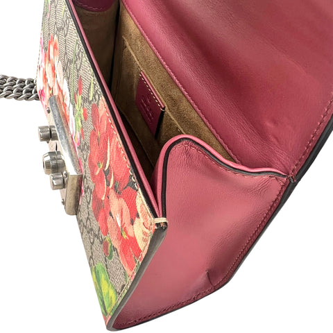 Gucci Supreme Bloom Supreme Padlock Shoulder Bag