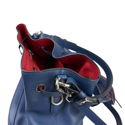 Prada Bags Bucket bags Prada Blue Calfskin Leather Bucket Bag