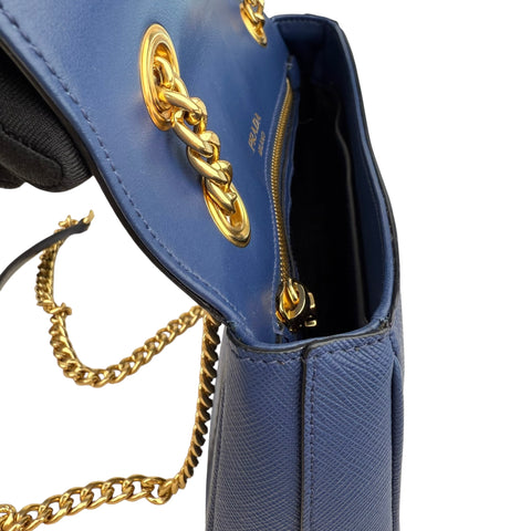 Prada PradaSaffiano Pattina Flap Shoulder Bag