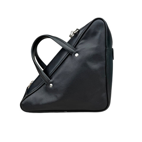 Balenciaga Triangle Leather Handbag with Logo