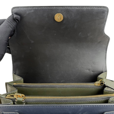 Marni Medium Colorblocked Leather Trunk Shoulder and Crossbody Bag