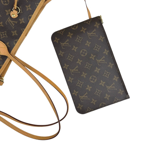 Louis Vuitton Neverfull Tote GM Brown Canvas Monogram